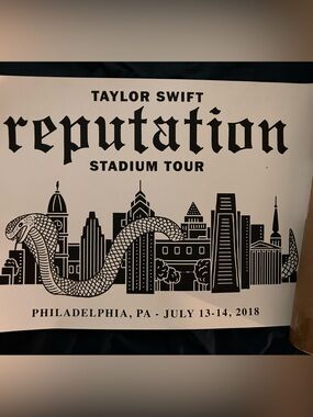 Reputation Stadium Tour Wall Art Poster - Black